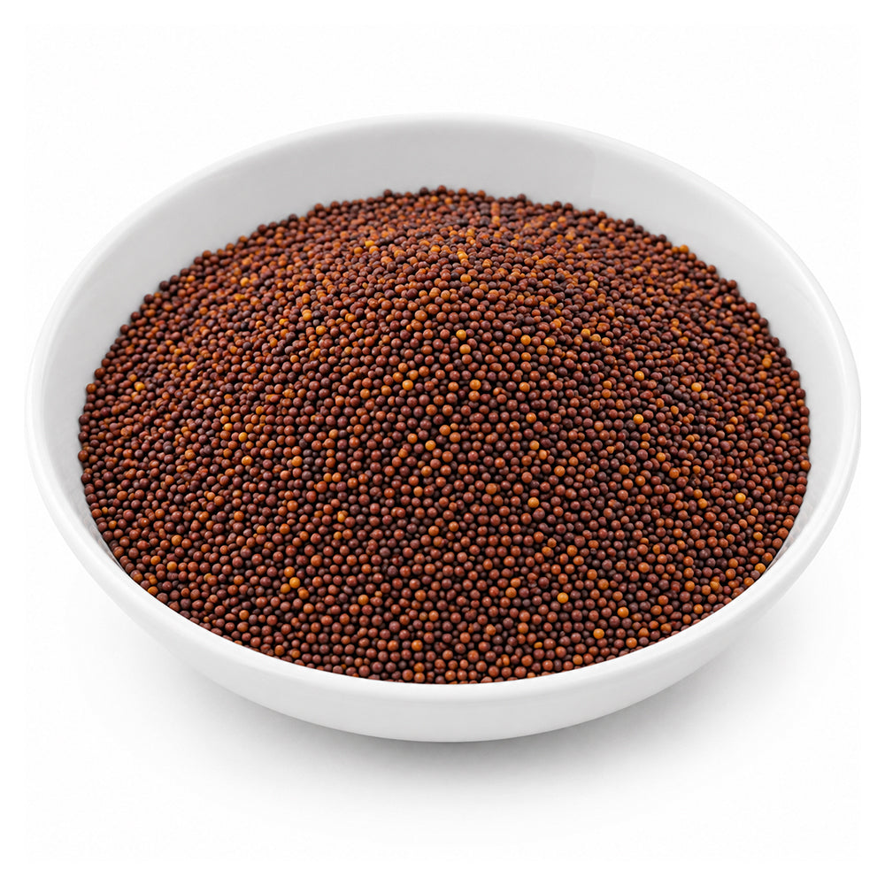 Rai (Seeds) - Lal Rai (Beej) - Lal Sarson Beej - Lal Sarso - Laal Raai - Raiseed - Red Mustard Seeds