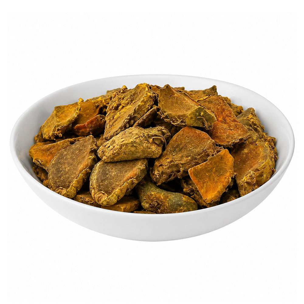 Amba Haldi Roots (Chips) - Aamba - Aama Haldi - Kasturi Haldi - Curcuma Amada - Wild Turmeric - Curcuma Aromatica - Yellow Zedoary - Kasthuri Manjal