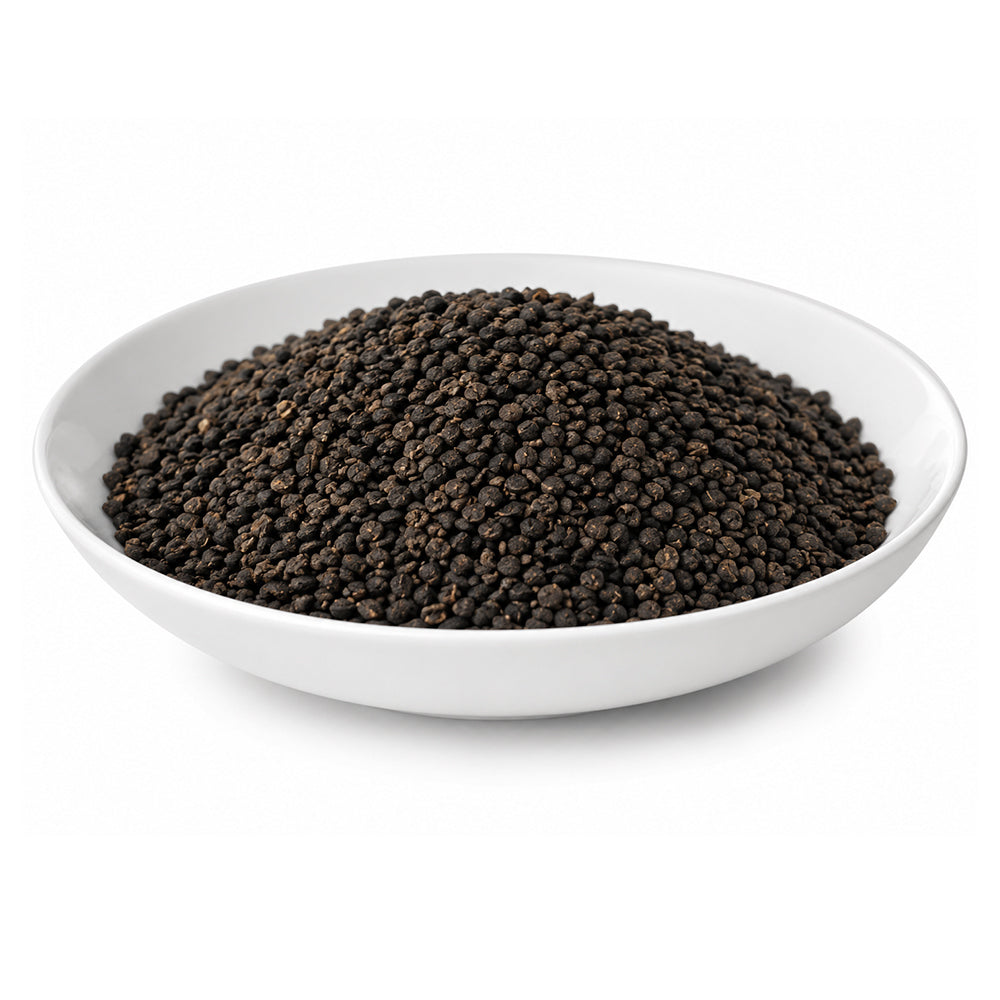 Bakuchi (Beej) - Babchi Seeds - Bavachi Beej - Bavchi Beej - Karpokarishi - Psoralea Seeds - Purple Fleabane - Psoralea Corylifolia