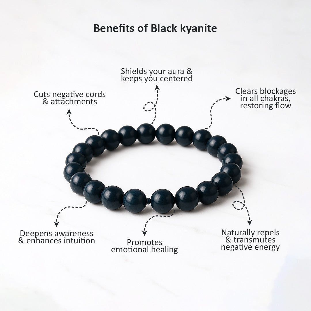 Black kyanite Bracelet