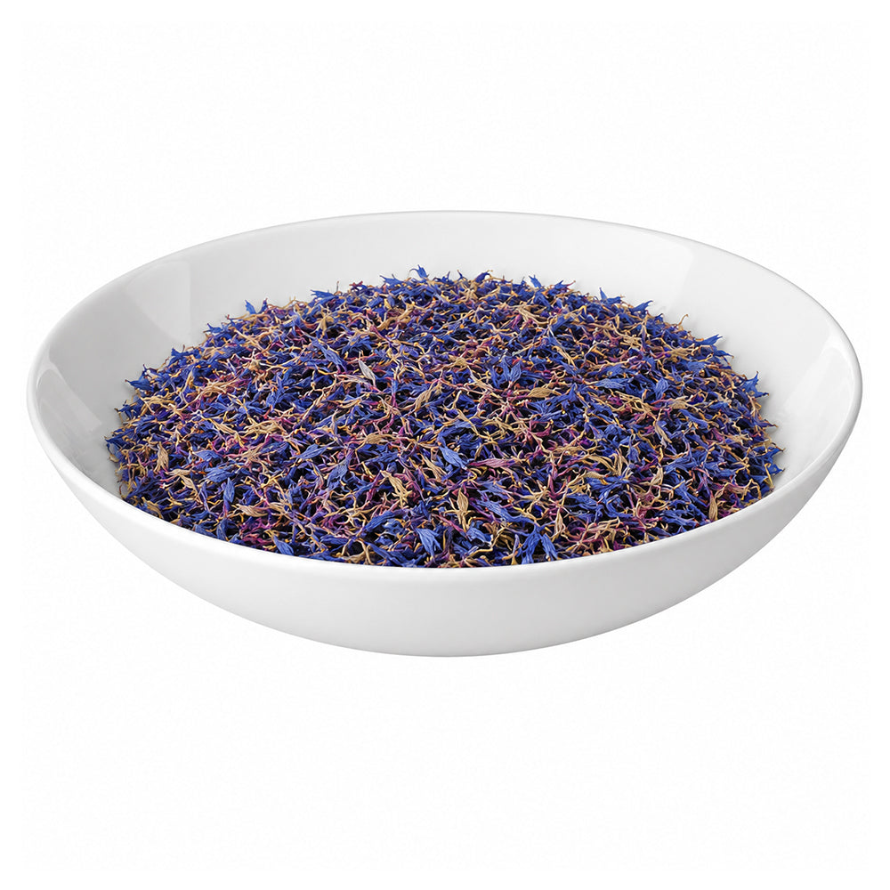 Blue Cornflower (Petals) (Dried) - Centaurea Cyanus - Bachelor's Button - Corn Flower - Bluebottle - Basket Flower - Hurt Sickle