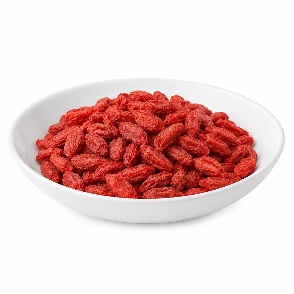Goji Berries - Goji Berry - Chinese Wolfberry - Wolf Berry - Gojiberry - Lycium Barbarum - Super Fruit - 100 % Pure & Natural (Sugar/Preservatives/Artificial Colour - Free)