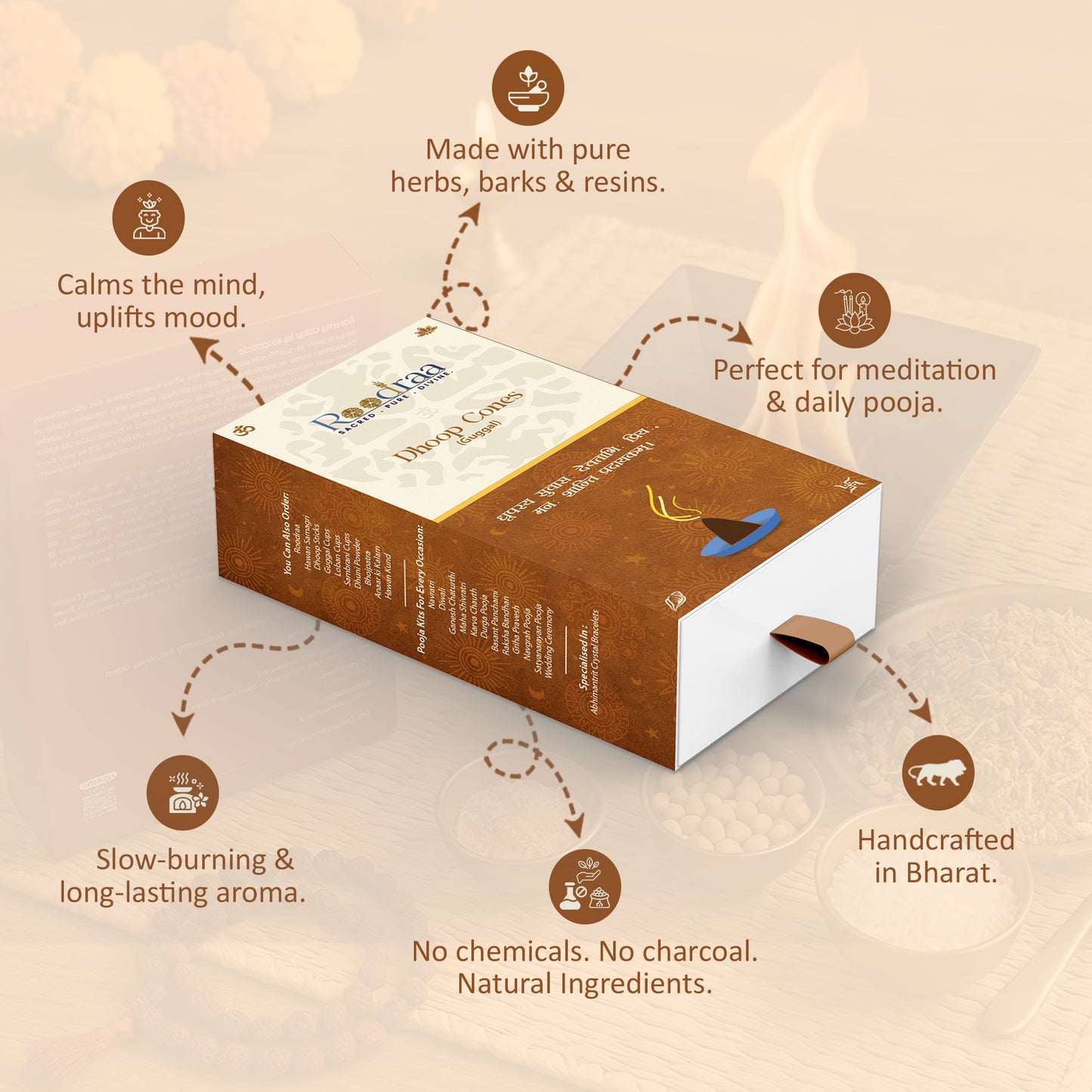 Guggal Dhoop Cones