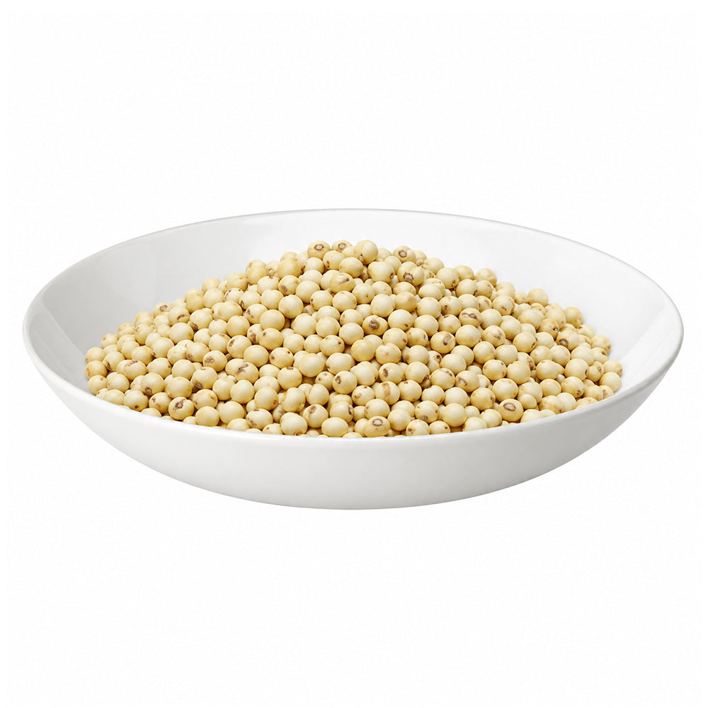 Gunja (Safed) (Seeds) - Chirmati (White) (Beej) - Chirmi - Chinnoti - White Ratti - Rosary Pea - Abrus Precatorius