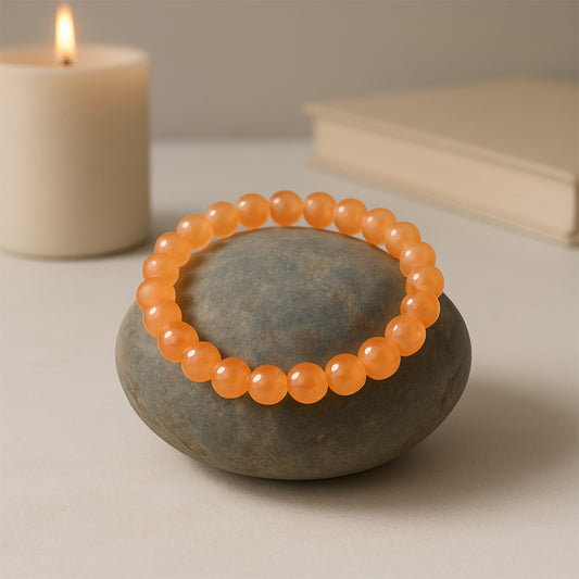 Orange Selenite Bracelet