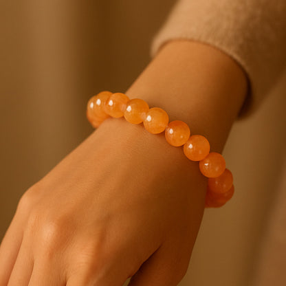 Orange Selenite Bracelet