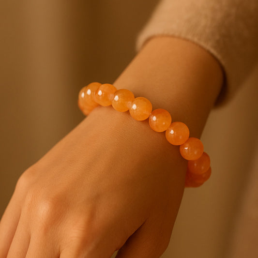 Orange Selenite Bracelet