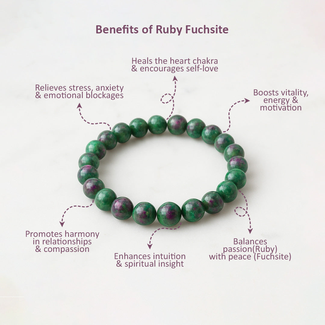 Ruby Fuchsite Bracelet