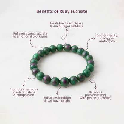 Ruby Fuchsite Bracelet