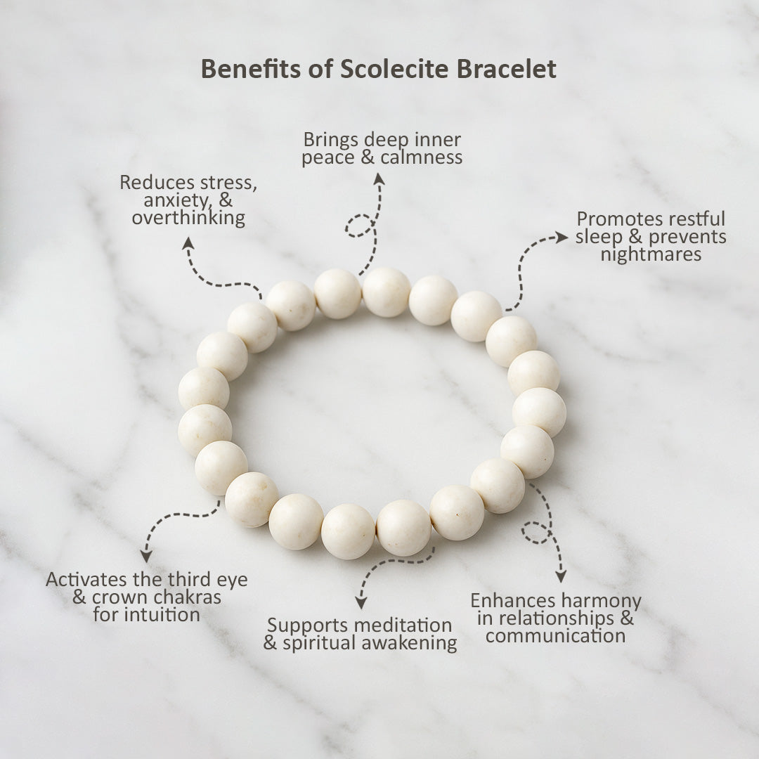 Scolecite Bracelet
