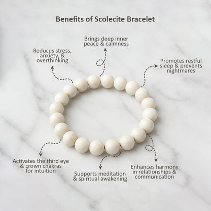 Scolecite Bracelet
