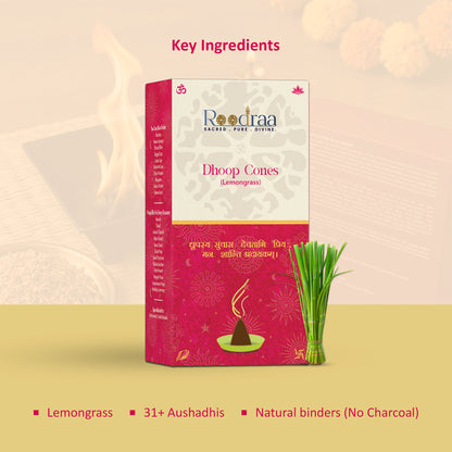 Lemongrass Dhoop Cones