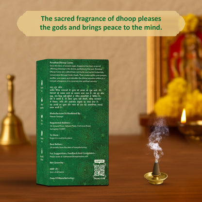 Mint Dhoop Cones