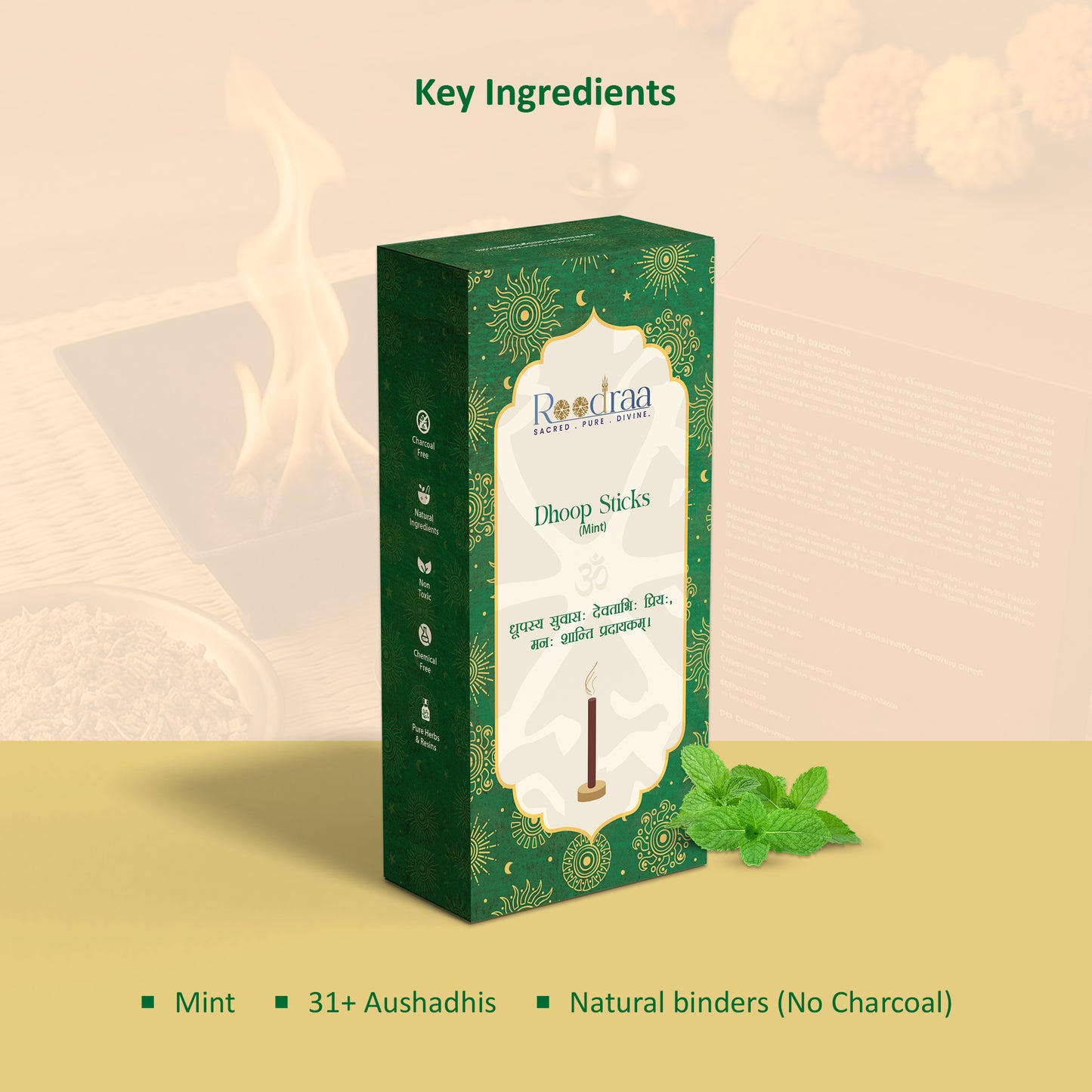Mint Dhoop Sticks