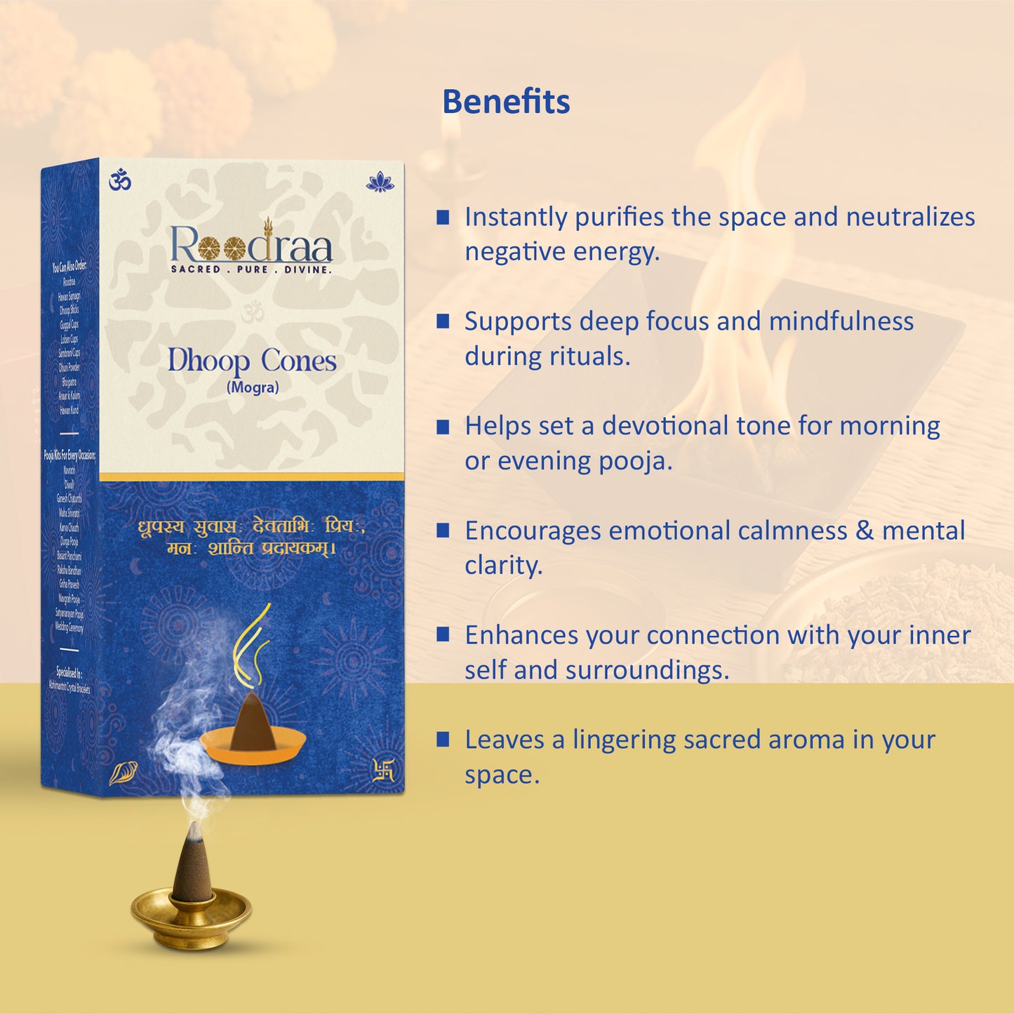 Mogra Dhoop Cones