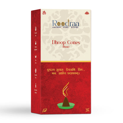 Rose Dhoop Cones
