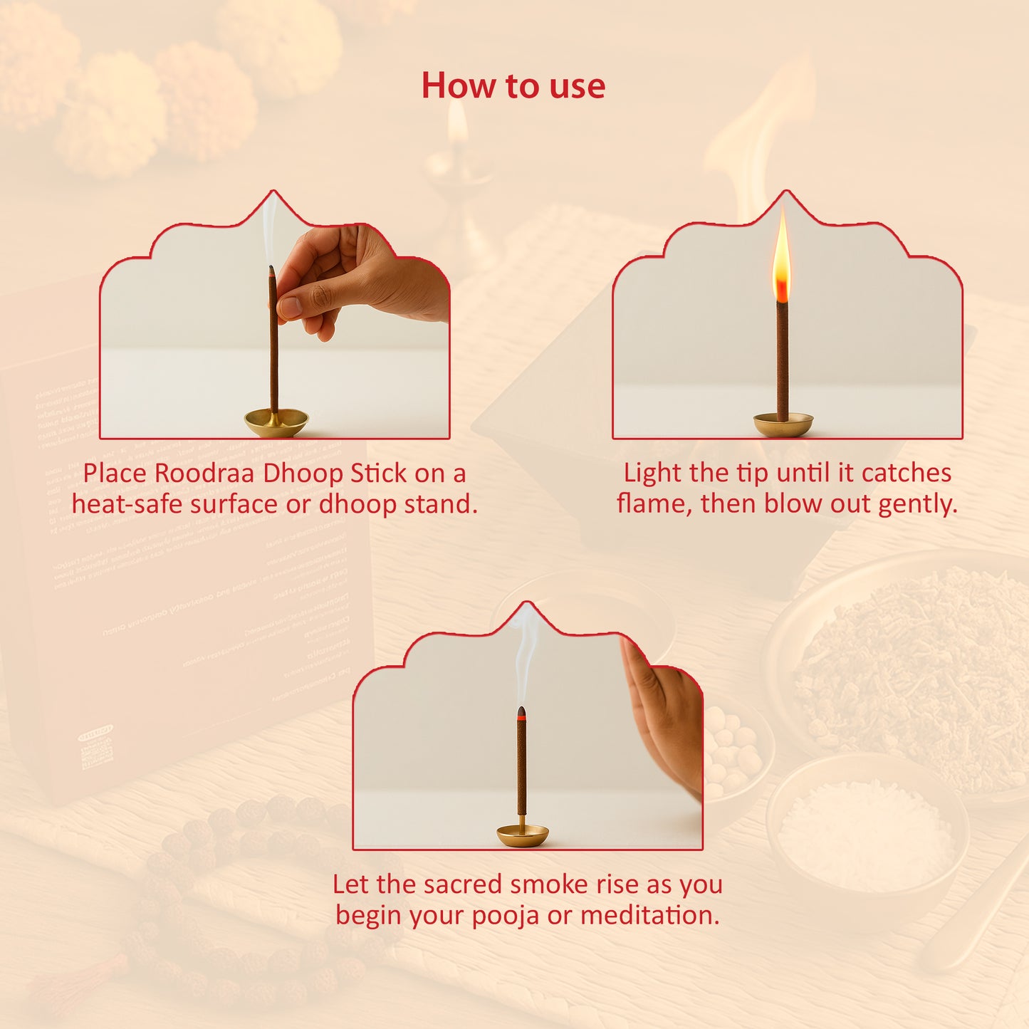 Rose Dhoop Sticks