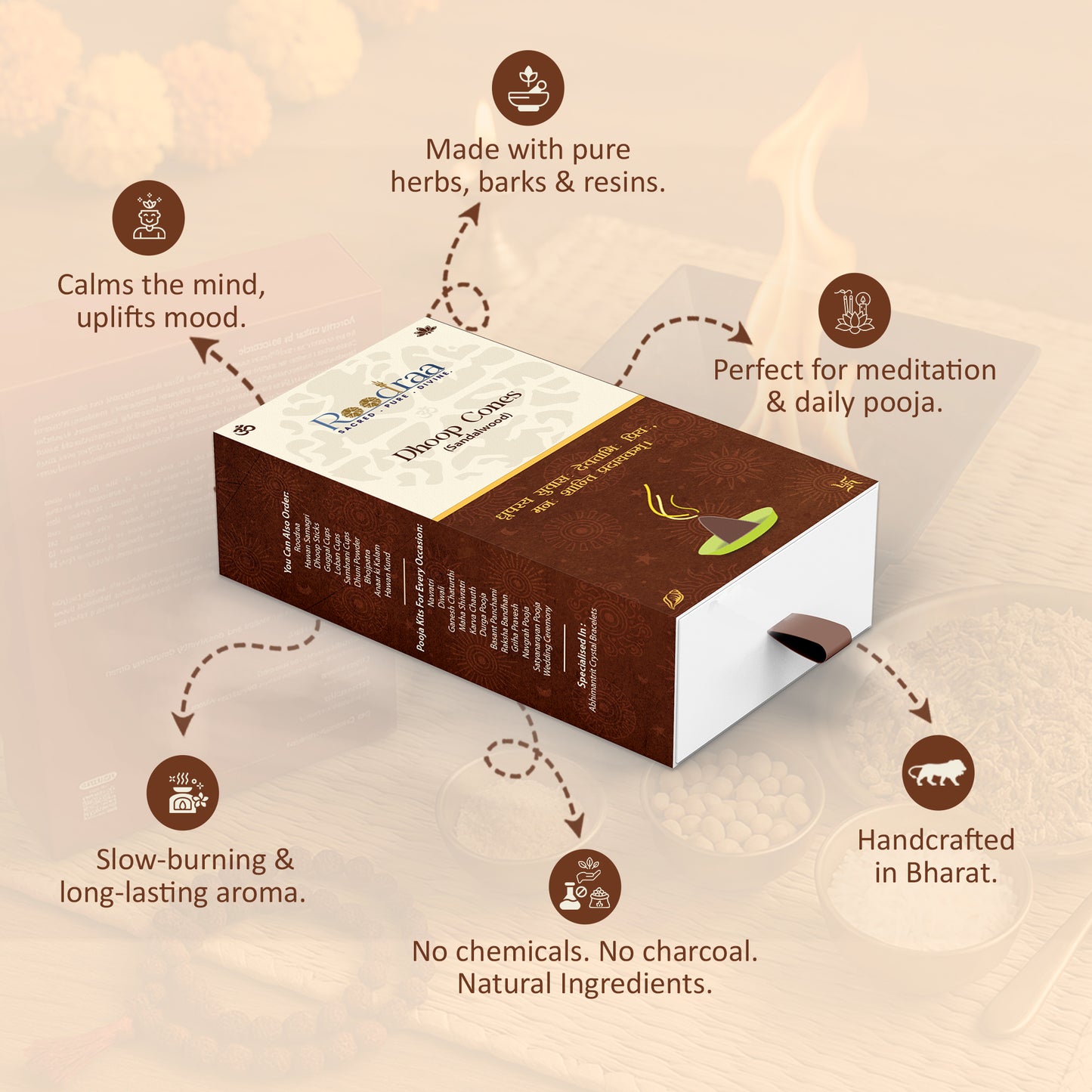 Sandalwood Dhoop Cones